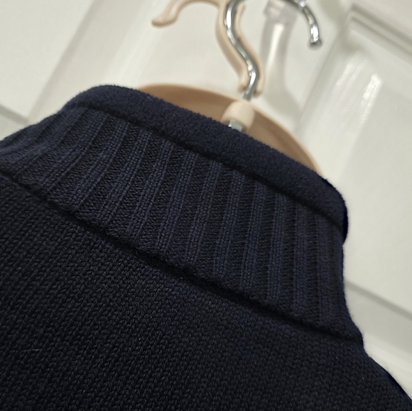 Orvis Ultimate Foul-Weather Shooting Full-Zip Sweater Navy Blue Size L - Picture 8 of 16